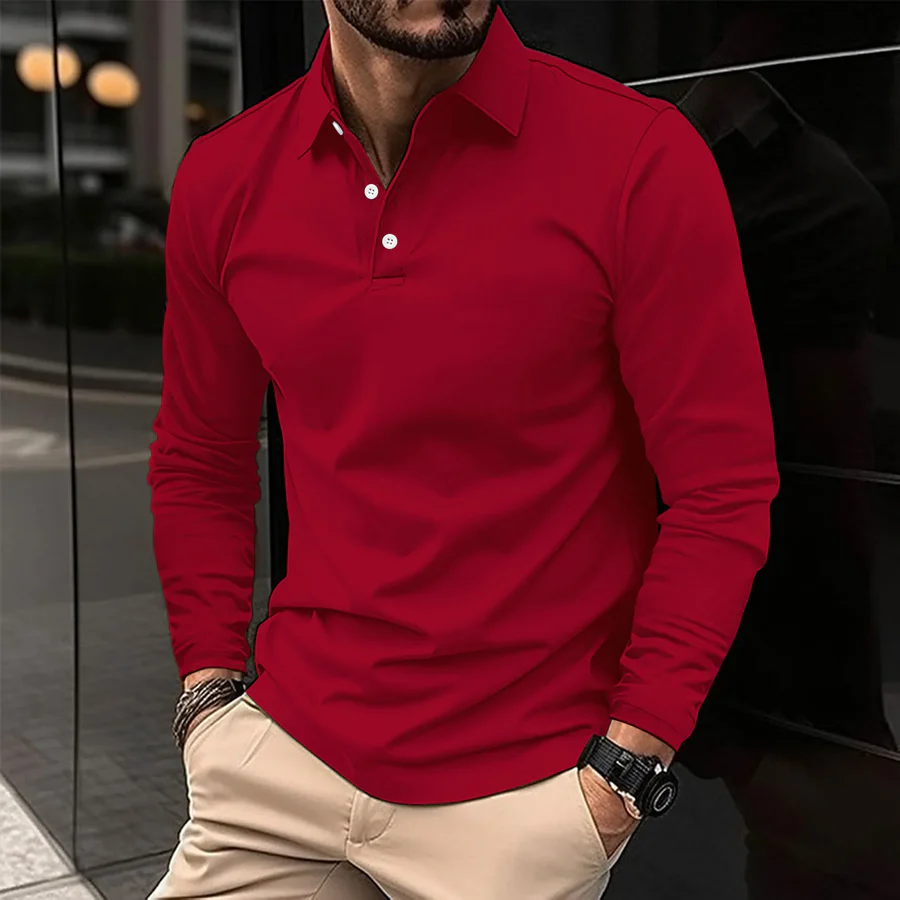 Men MAGNUM Orion Long Sleeve Polo Shirt - Image 5