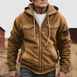 Men MAGNUM Ridge Sherpa-Lined Utility Jacket