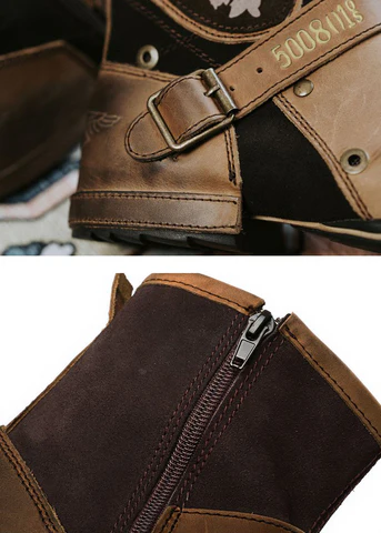 Men MAGNUM Western Cowboy Style Leather Boots - Image 15