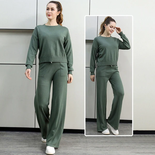 Women MAGNUM Fall 2 Piece Set Crew Neck Top and Drawstring Pant - Image 11