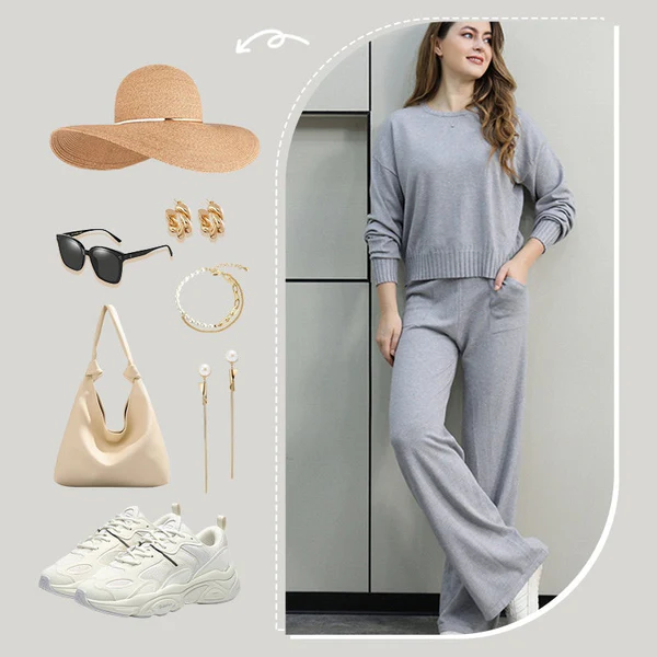 Women MAGNUM Fall 2 Piece Set Crew Neck Top and Drawstring Pant - Image 7