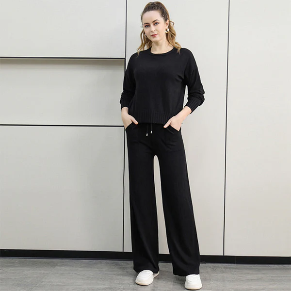 Women MAGNUM Fall 2 Piece Set Crew Neck Top and Drawstring Pant - Image 6