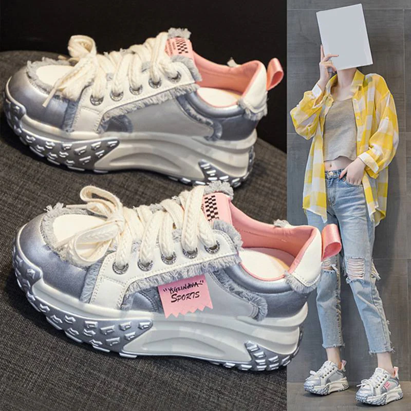 Women MAGNUM Lace-up Chunky Sole Sneakers - Image 28