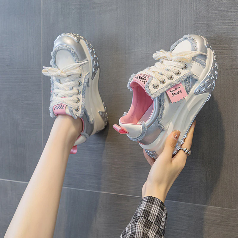 Women MAGNUM Lace-up Chunky Sole Sneakers - Image 26