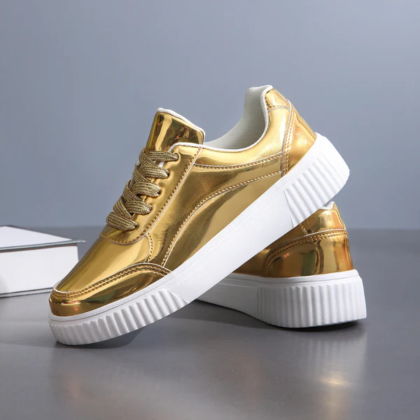 Women MAGNUM Lustrous Leap Metallic Sneakers - Image 9