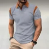 Men MAGNUM Business Casual Waffle Turndown Collar Polo T-shirts